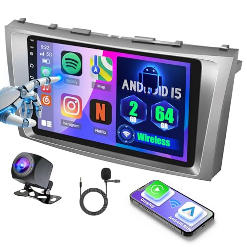 2+64G Android 15 Car Stereo for Toyota Camry 2006-2011,9 inch
