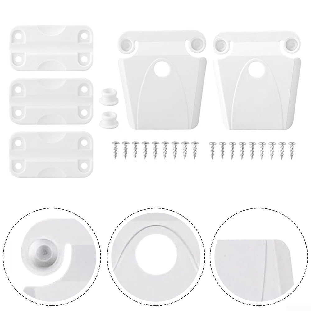 Kit di chiusure e cerniere di ricambio per refrigeratori Igloo da 50 165 litri, include viti in acciaio inossidabile per un fissaggio sicuro e una maggiore durata del raffreddamento
