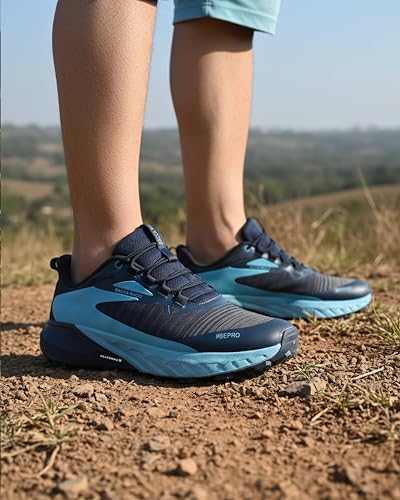 Image of Bacca Bucci TrekZON Men's Outdoor Trekking & Trail Running Shoes with AllTerraX Grip Outsole | #BePro Series