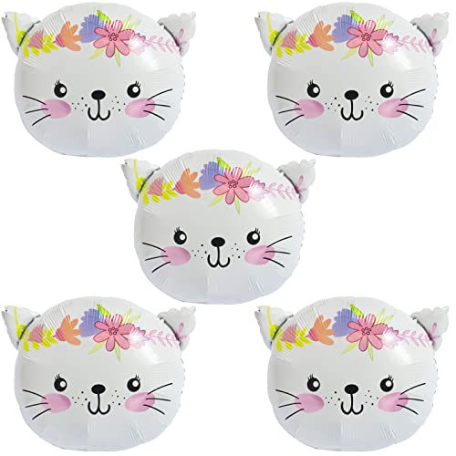 5pcs 23inch cat balloons.cat birthday party decorations supplies....