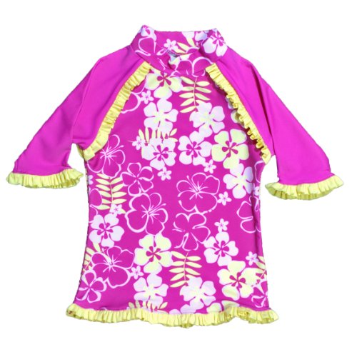Baby Banz Baby-Girls Newborn Upf 50+ Long Sleeve Rash Guard Coolgardie Pink