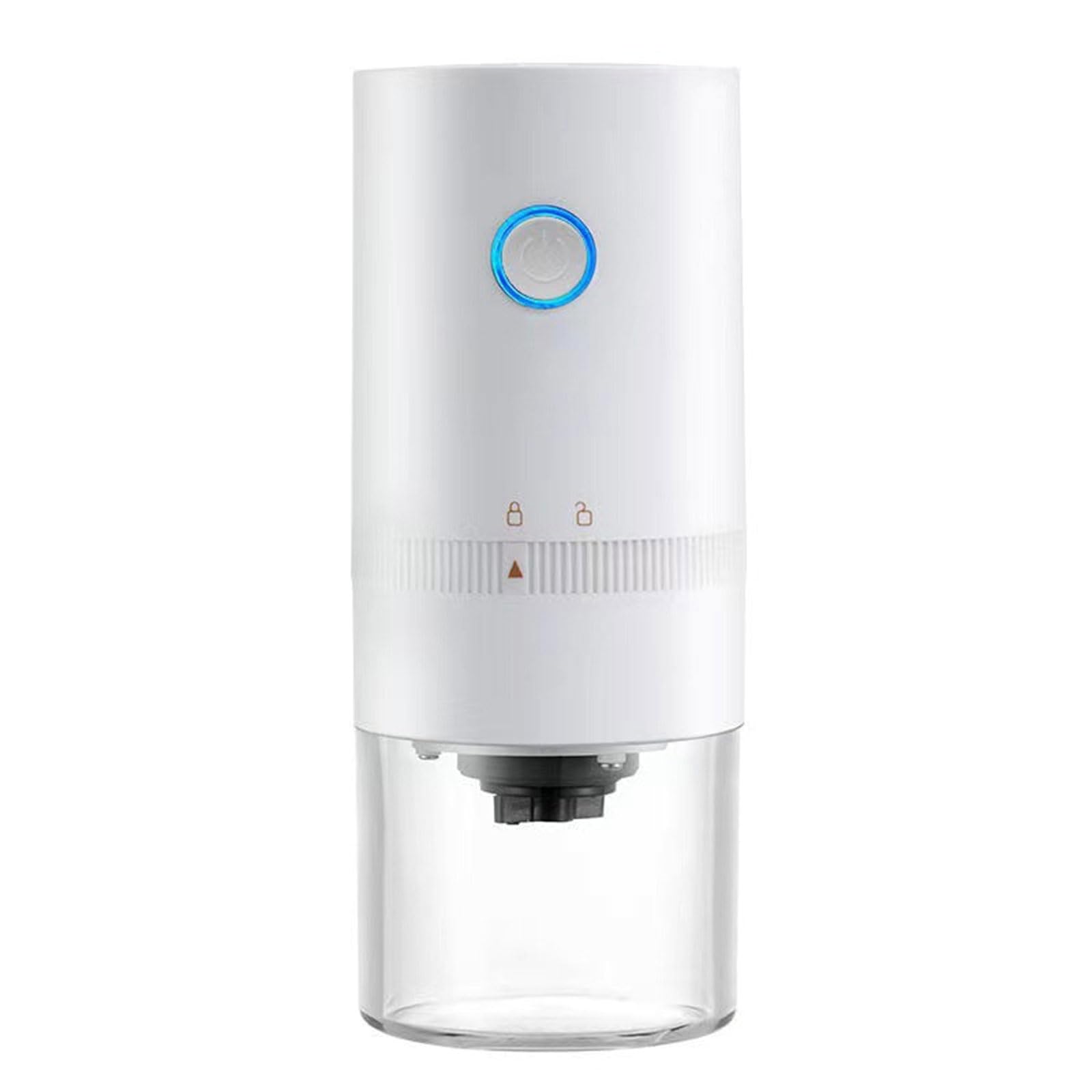 Buxuaaaa 1500mAh Electric Coffee Grinder Adjustable Coffee Burr Grinder Bean Grinding Machine Maker for Travel Ceramic Burr