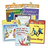 Kaplan Early Learning Classic Read-Aloud Books and CDs Set - 6 Storybooks with Audio for Early Literacy & Listening Skills | Read Along Books for the Classroom or Home | Children's Book with CD for Ki