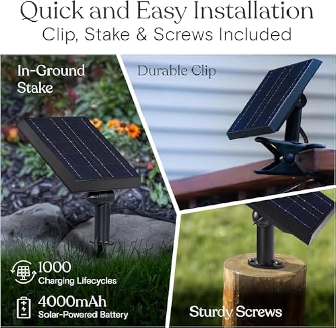 Brightech Ambience Pro Solar Powered Outdoor Patio String Lights - Commercial Grade 27 Ft Waterproof with 12 Edison Bulbs , Shatterproof LED - 2W , Soft White