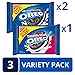 OREO Original & OREO Double Stuf Chocolate Sandwich Cookies Variety Pack, Family Size, 3 Packs