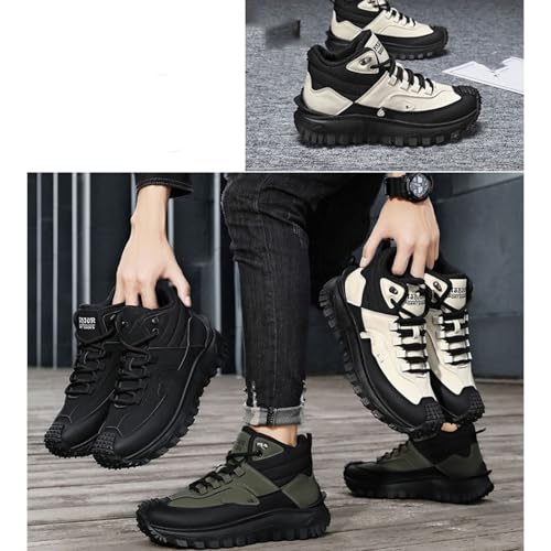The First Young Shoes Men,Thefirstyoung Work Boots Orthopedic Boots for Men Wide Toe Arch Support Orthopedic Hiking Sneakers Puncture Proof Slip on Sneakers2