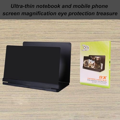 Ampliador de pantalla de teléfono móvil para evitar el cansancio visual con soporte plegable 8