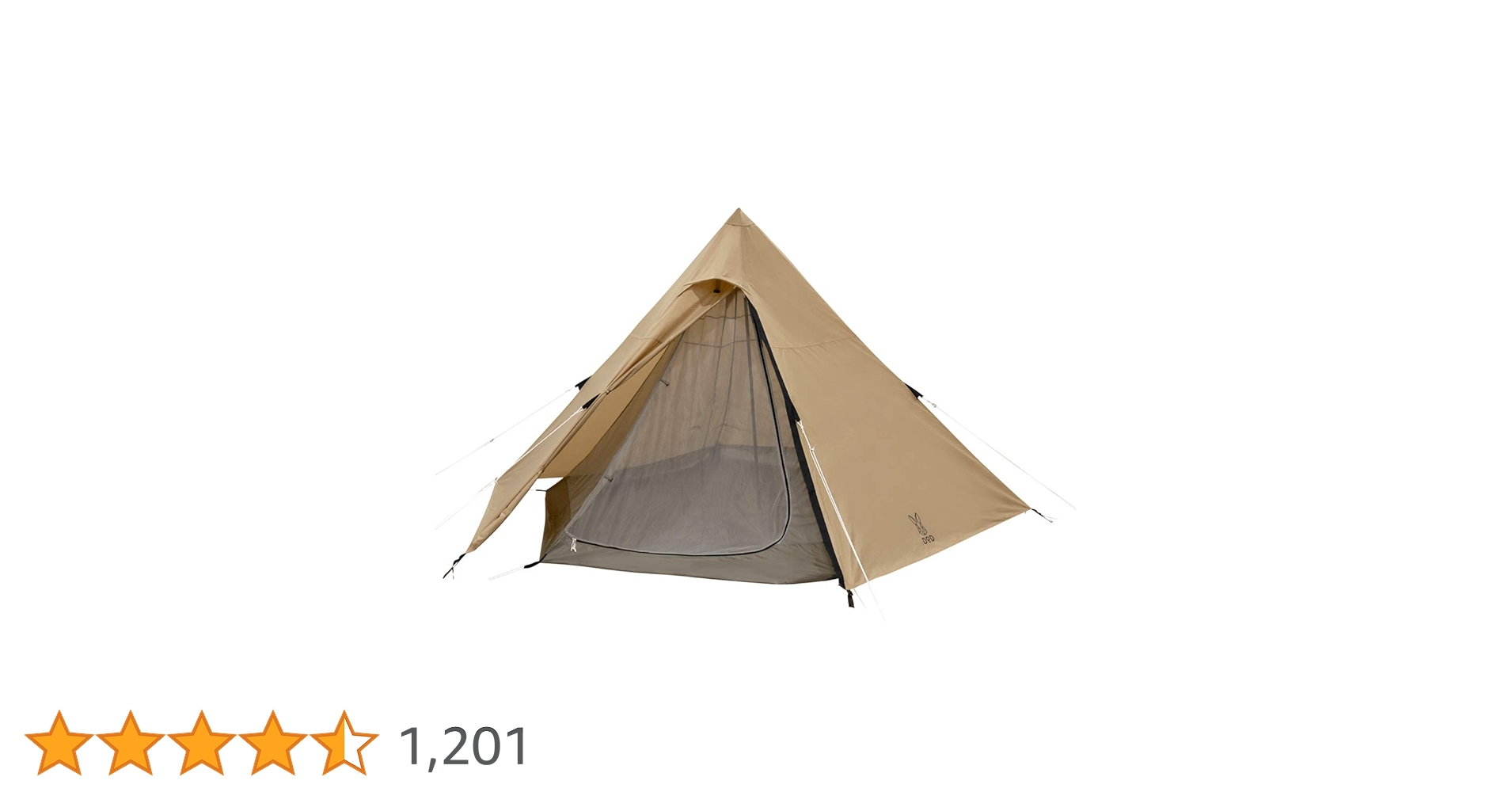 Amazon.co.jp: DOD(ディーオーディー) ワンポールテントM 5人用 【収納