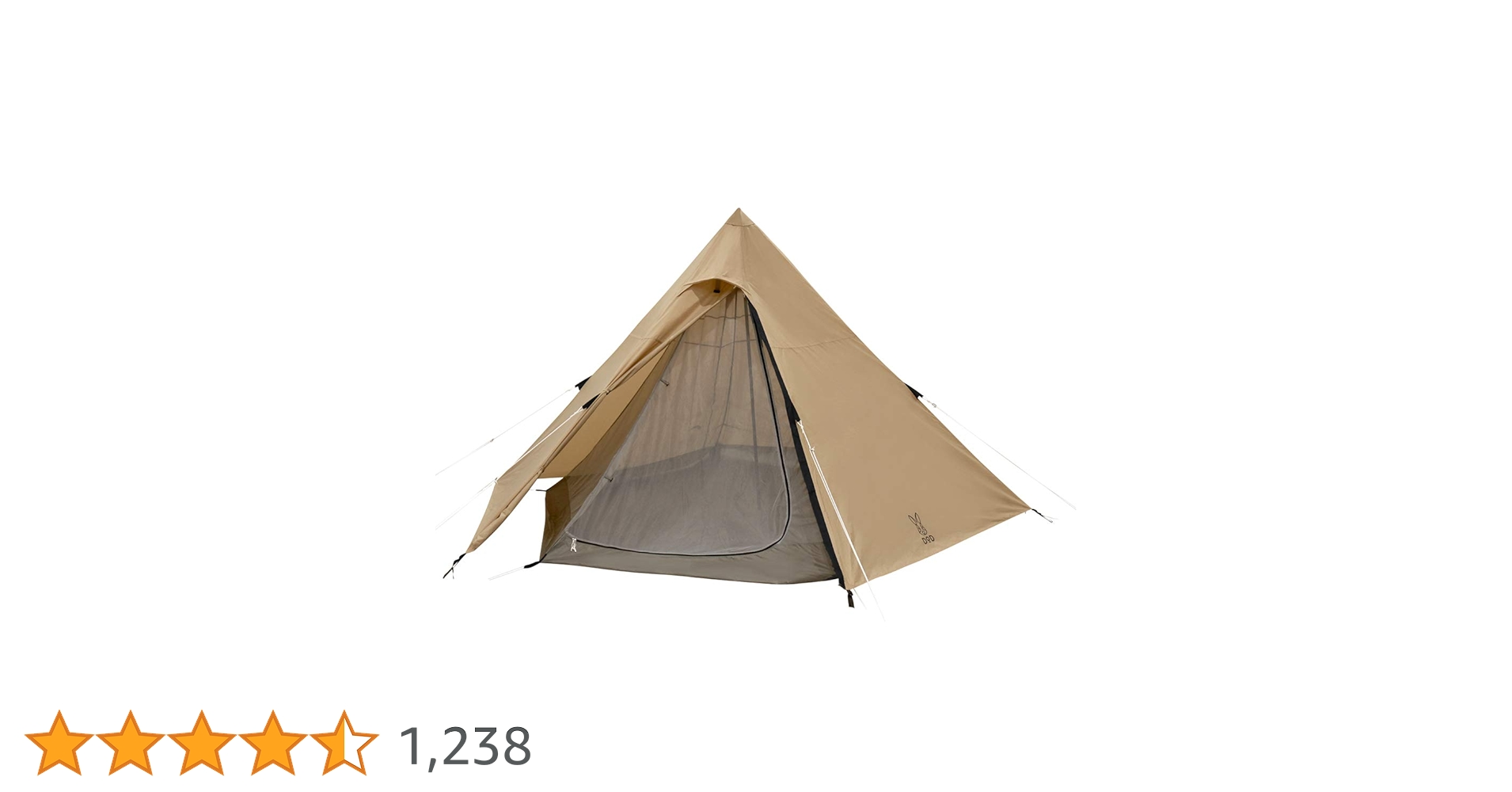 Amazon.co.jp: DOD(ディーオーディー) ワンポールテントM 5人用