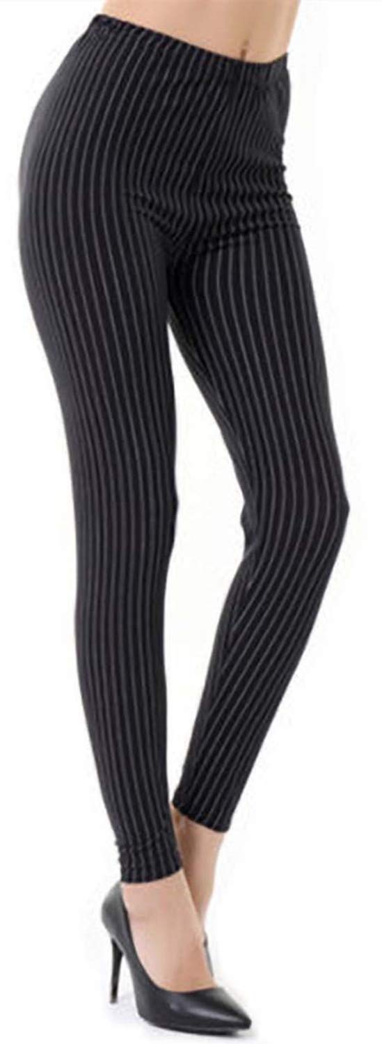 Fioeyr Womens Red Tartan Check Print Elacticated Ladies Full Length Long Stretchy Leggings