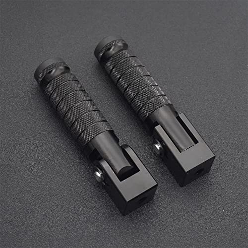 Image of Universal Motorcycle Bicycle Folding Foot Pegs 90 Degree Foldable Electric Motorbike Ebike For Super73 S2 /ZX /RX /R /S Passenger Footrests Rearsets Rear Set Footpegs foot Rest Pedals M8 Install Bolts
