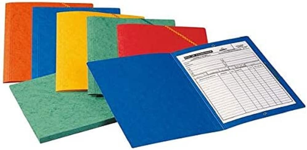 Oxford TopFile+ 400114353 Portfolio Folders Cardboard Without Flaps with Elastic Band Format A4 Blue