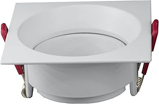 YIPANGUAN 2pcs of Pack GU10 Ceiling Down Lamp Fixture Housing Frame