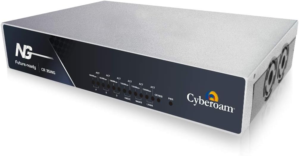 Cyberoam CR35i NG Security Appliance - 2.3 Gbps Firewall Throughput 6x GbE Ports CR35iNG