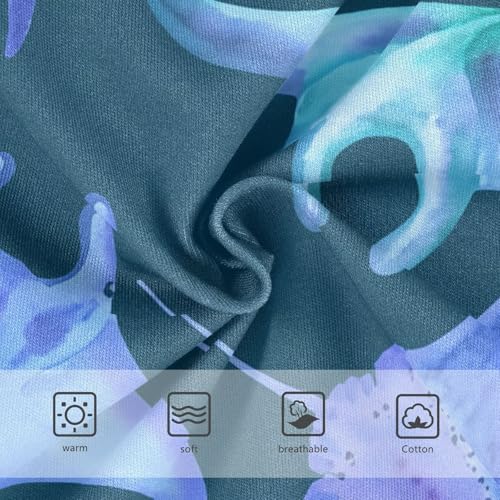 Cotton Girls Underwear Toddler Blue Manta Rays Jellyfish Girl Panties Cute Fun Briefs Kids Undies 2t3