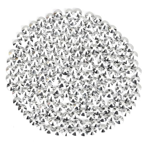 Image of SS12 Silver Rhinestones - 1440pcs Non-Hotfix Glass Nail Gems for Crafts, Makeup Bags & DIY Decoration