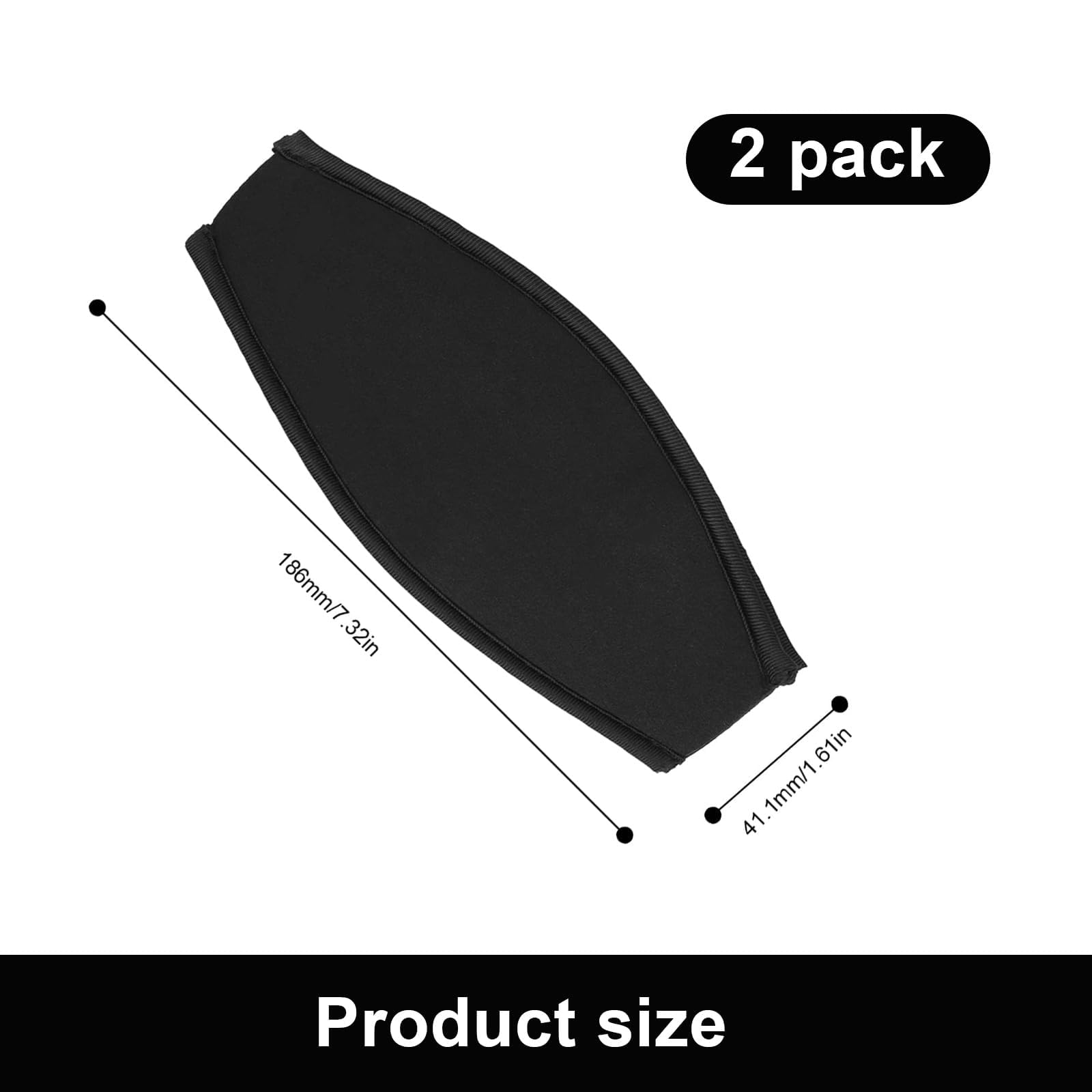 0XBIT 2 Pezzi Cinturino per Maschera per Occhiali da sub, Cinghia per Occhiali da Immersione, Cinghie Della Maschera del Neoprene, Adatto per Occhiali da sub e Maschere da sub