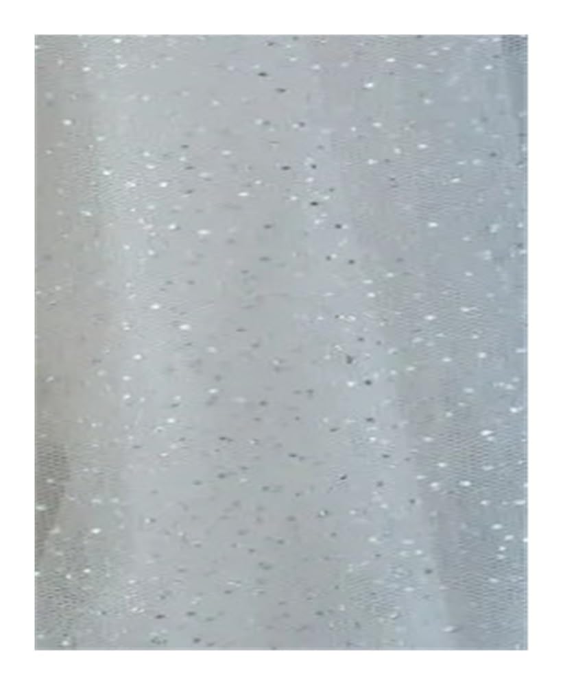 Ryhapm Long Sparkling Bridal Veil Luxury Shine Wedding Veil in Golden Hues with Sequins Cathedral Length Golden Veils with Comb(White1,300cm)