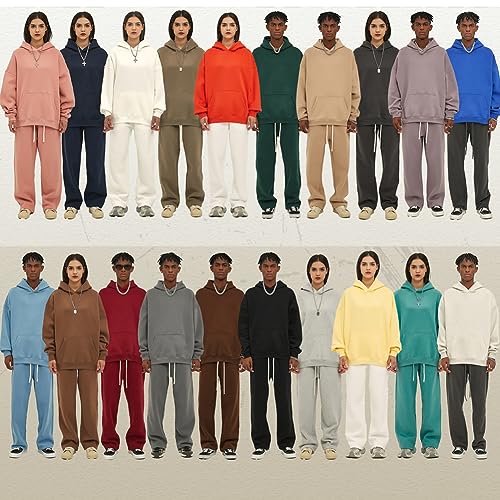 VFIVE UNFOUR 350gsm Thick Cotton Lined Hoodies Winter Oversized Blank Hoodies Warm Sweatshirts3