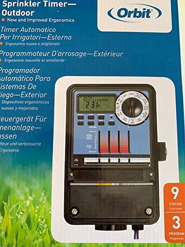 Orbit 58009N Irrigatore Oscillante In Metallo, Copertura Fino A 9 Metri, Affidabile E Senza Pozzanghere