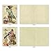 The Best Card Company - 10 Bird Note Cards Blank (4 x 5.12 Inch) - All Occasion Cards with Envelopes, Boxed Set - Royal Birds M2343OCB