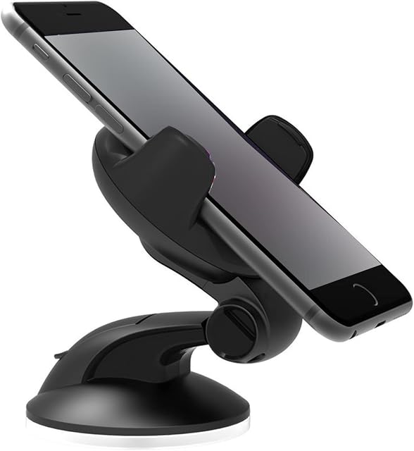 JeeGoWooss Car Phone Holder 360° Rotation Car Mobile Phone Cradle Strong Suction Cup Car Phone Mount for Dashboard Windscreen
