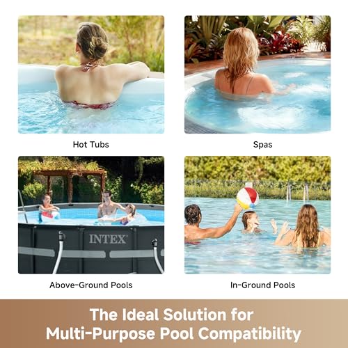 MOVA Handler V10 Cordless Pool Vacuum, 18.5 GPM Suction, Transparent Suction Head & 5.9ft Telescopic Pole and Skimmer Net, 60min Runtime, Handheld Rechargeable Pool Cleaner for All Pool Types, IPX8 by MOVA - Image 8