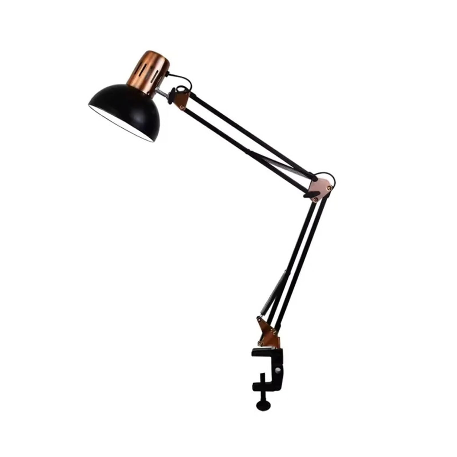 Lampada da scrivania moderna a LED con morsetto a braccio oscillante