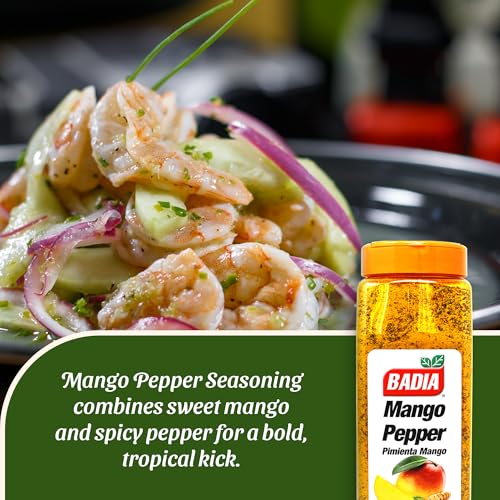 Image of Badia Mango Pepper Seasoning, 24 oz - Sweet & Zesty Citrus Pepper Blend for Chicken, Seafood & Vegetables