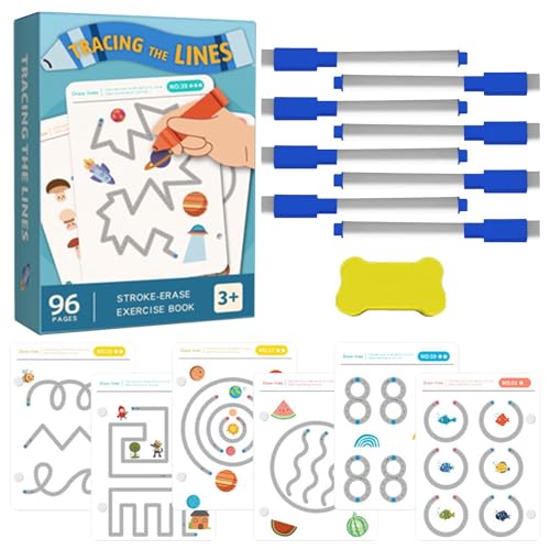 Cartes d'apprentissage effaçables pour entraîner la pensée logique et la coordination