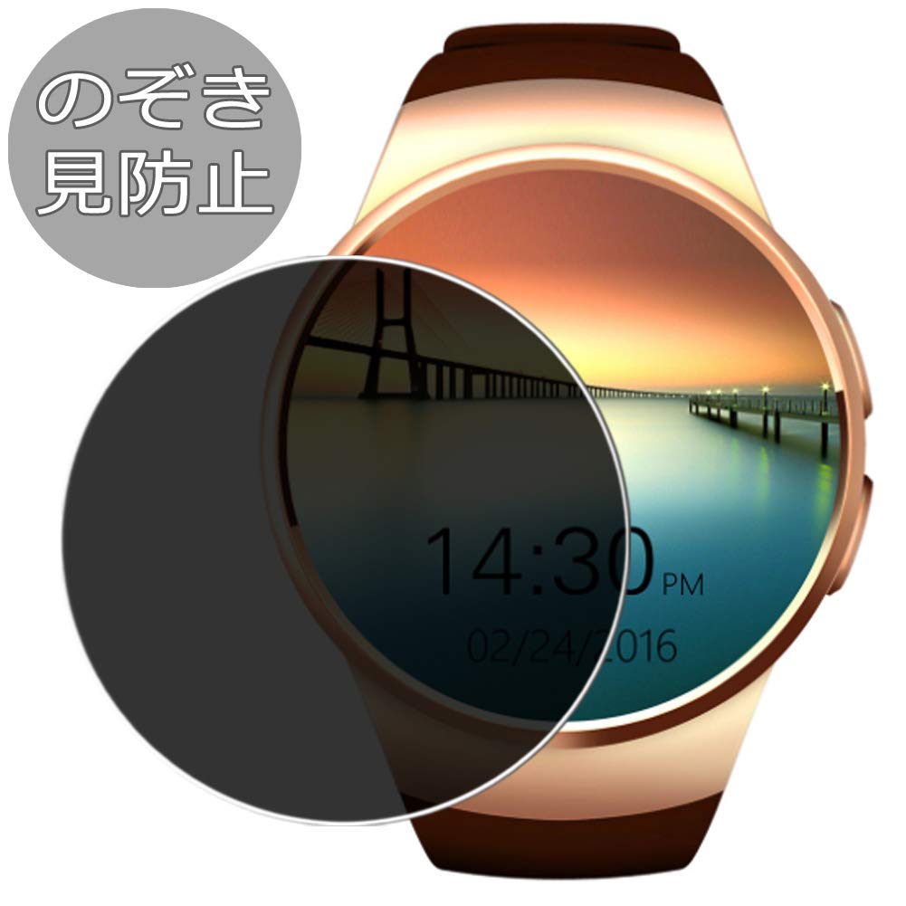 SynvyPrivacy Screen Protector, Compatible with Evershop Keoker K18 KW18 Smartwatch 1.3" Anti Spy Film Protectors [Not Tempered Glass]