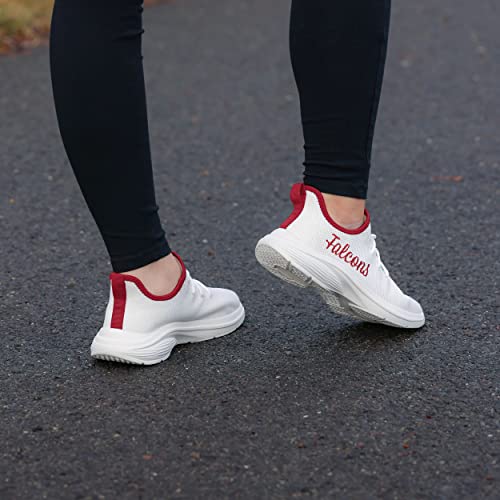 Image of FOCO NFL Womens NFL Team Logo White Athletic Shoes Sneakers