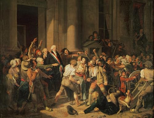 Affiche toile Acte de Courage de Monsieur Defontenay reproduction Boilly 60x90