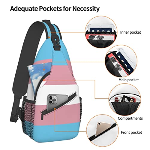 Mochila cruzada unisex negra tamaño único miniatura 5