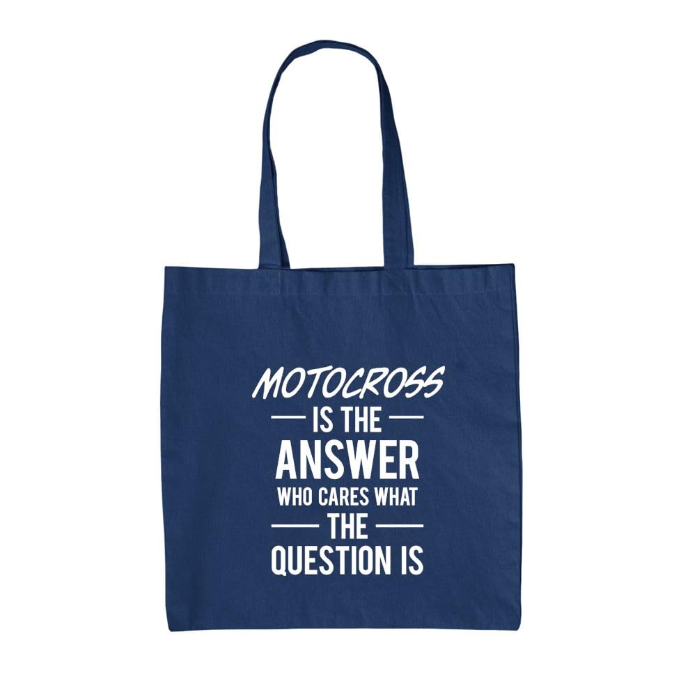 Dressdown Motocross Is The Answer! - 100% Cotton Tote Bag