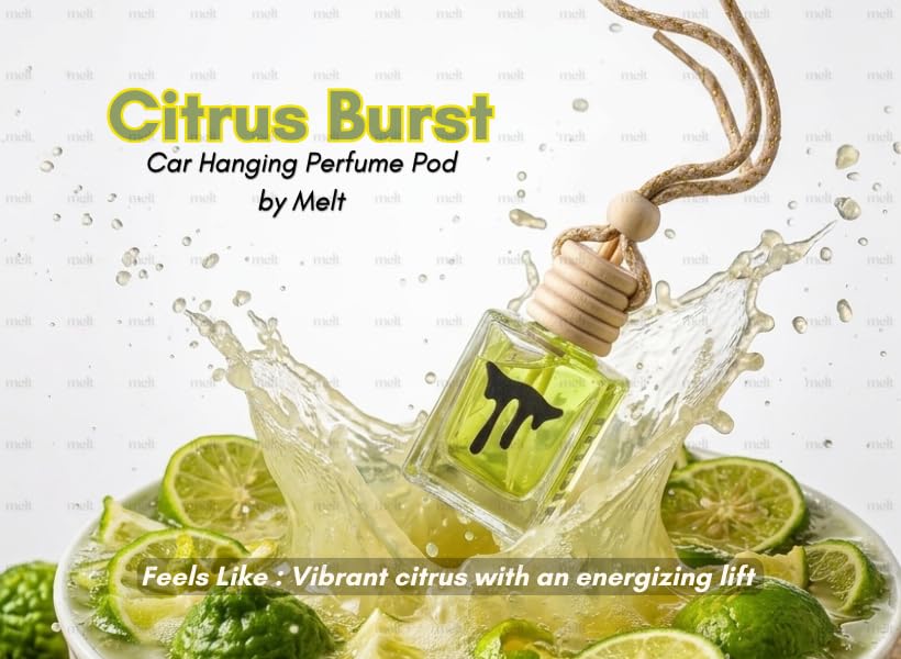 Image of Melt Citrus Burst Car Perfume, 12 ml