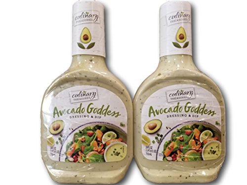 Culinary Treasures Avocado Goddess Salad Dressing & Dip (2 Pack- 2x24 fl oz)