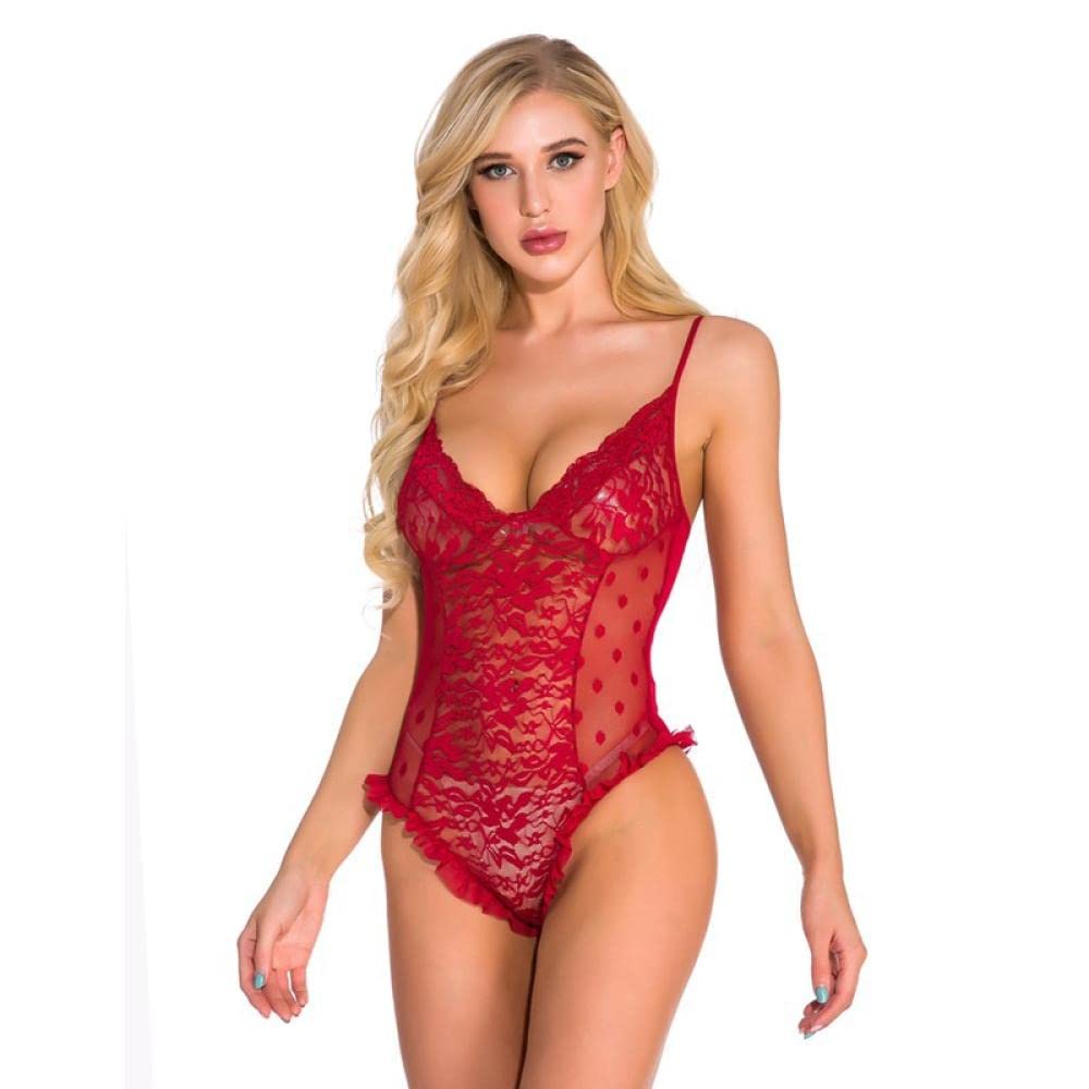 Frechdessous Neckholder-Body Aus Spitze Passion Suit Versuchung