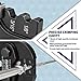 iCrimp Wire Rope Crimper for Cable Railing Swage applications, 1/8”&3/16” Single Strand Stainless Steel Tensioner Swage with Cutting Function for upto 3/16” Wire Rope IWS-2316R
