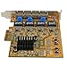 StarTech.com 4 Port PCIe Network Card - Standard Profile - RJ45 Port - Realtek RTL8111H Chipset - Ethernet Network Card - NIC Server Adapter Network Card , TAA (ST1000SPEX43)