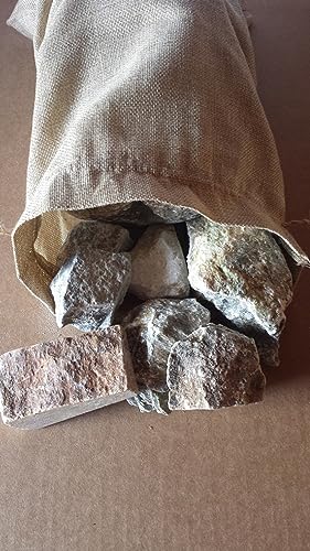 20lbs Soapstone Fireplace and Grill Stone Set