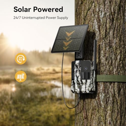 SEHMUA Dual Lens Trail Camera 180° View, AI Animal ID 2K Live Game Camera - image 8