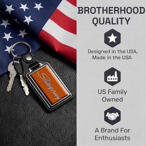 Image of Brotherhood Car Key Chain for Stingray - Classic Models Keychain for Men | and Women Gift Key Ring