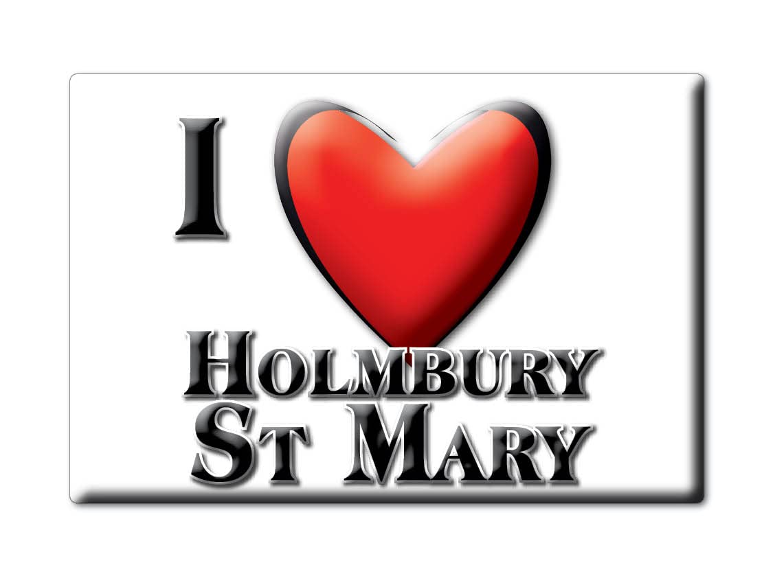 Enjoymagnets HOLMBURY ST MARY (ENG) FRIDGE MAGNET ENGLAND ENGLAND SOUVENIR I LOVE GIFT PRESENT