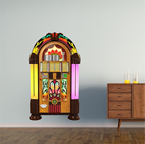 Vinilo Decorativo Juke Box 36 Pulgadas para Pared