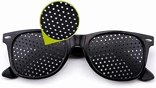 Unisex Pc Pinhole Glasses Fatigue Relieve Glasses Eye Care Vision Care Eyeglasses Anti-Myopia Protective Glasses for Women Men