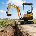 Small Excavator, Mini Excavator and Compact Excavator for Farm and Trenching, Hydraulic Mini Digger Machine for Agriculture Use