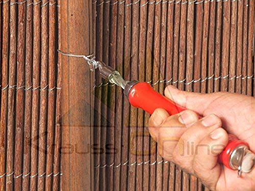 Catral 48010009 Twister Hook y 100 Bridas, Marron, 22x3x8 cm