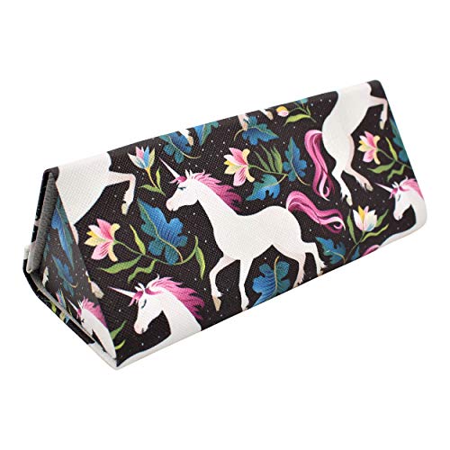 Image of Real Sic Glasses Case for Men and Women - Magnetic Folding Hard Shell Sunglass Holder - Inspired by Adorable Animals