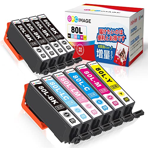 80L互換インクカートリッジ7個とおまけ6個 Amazon.co.jp: GPC Image IC6CL80L 互換インクカートリッジ 80 6色